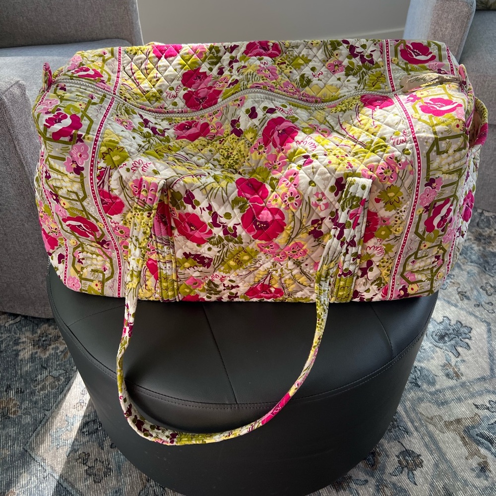 Vera Bradley Makes Me Blush Large Duffel